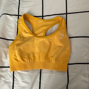 Orange GymShark Sports Bra